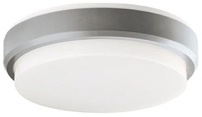 Φωτιστικό Οροφής - Πλαφονιέρα Tinos D200 IP54 4171700 Silver Viokef Πλαστικό