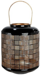 Φανάρι ArteLibre Μαύρο Μέταλλο 28cm