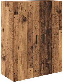 vidaXL Highboard 2 pcs Παλιό Ξύλο 69,5 x 34 x 180 εκ.