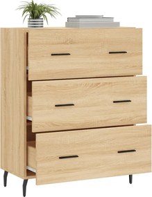 vidaXL Ντουλάπι Sonoma Δρυς 69,5 x 34 x 90 εκ. από Επεξεργασμένο Ξύλο