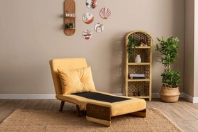 Πολυθρόνα-Κρεβάτι Μουσταρδί COSMO SINGLE 77x70x82