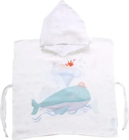 Stewehome Παιδικό παντσό από βαμβάκι μουσλίνας (5-6 ετών)