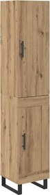 vidaXL Highboard Artisan Oak 34,5 x 34 x 180 εκ. Επεξεργασμένο ξύλο