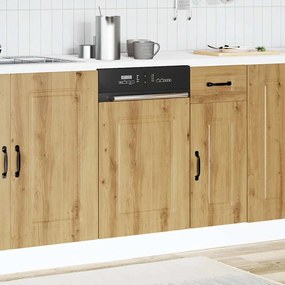 Πίνακας πλυντηρίου πιάτων "Kalmar" Artisan Oak 45x1,5x67 cm - Καφέ