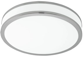 Φωτιστικό Οροφής Led Palermo 2 95682 White-Silver Eglo Μέταλλο,Πλαστικό