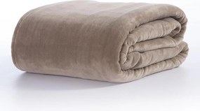 Κουβέρτα Fleece Υπέρδιπλη (220x240) Nef-Nef Homeware Cosy Beige