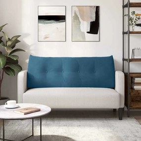 vidaXL Μαξιλάρι Πλάτης Μπλε 120 x 50 x 24 cm Βελούδο