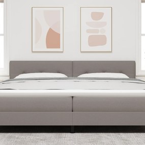 vidaXL LED Κεφαλαριό Με Κουμπιά Ταφ χρώμα 100 εκ Υφάσματος