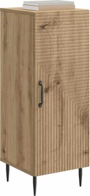 vidaXL Πλαϊνό γραφείο Artisan Δρυς 33 x 34,5 x 89,5 εκ