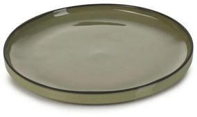 Πιάτο Γλυκού Caractere RV652801K4 Φ21x2cm Green Espiel Πορσελάνη