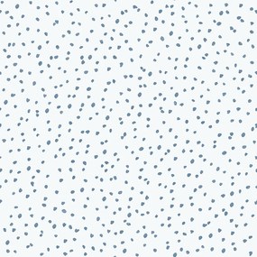 Παιδική Ταπετσαρία Τοίχου Dots L99301 Μπλε 53 cm x 10 m