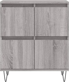 vidaXL Ντουλάπι Γκρι Sonoma 60x35x70 εκ. από Επεξεργασμένο Ξύλο