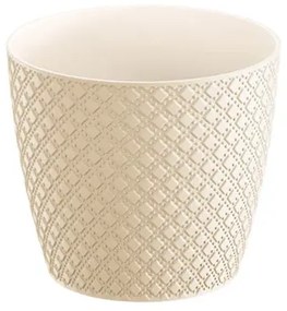 MarHome ΓΛΑΣΤΡΑ ΣΤΡΟΓΓΥΛΗ ΕΚΡΟΥ ORIENT Φ15.7x13.8cm 10/160ΚΙΒ  09-DOR160-CY728