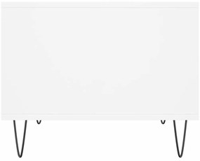 vidaXL Τραπεζάκι Σαλονιού Λευκό 60 x 50 x 40 εκ. από Επεξεργ. Ξύλο