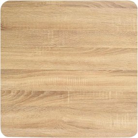 vidaXL Τραπέζι Bistro Ανοιχτό Καφέ 60 x 60 εκ. από MDF