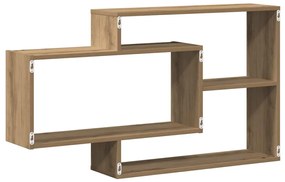 vidaXL Ράφι τοίχου Artisan Oak 104x20x58,5 cm Κατασκευασμένο ξύλο