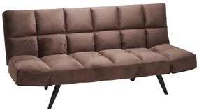 Καναπές - κρεβάτι 3θέσιος Freddo βελούδο καφέ 181x81x86εκ Υλικό: VELVET -PLYWOOD 024-000049