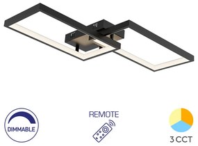 Φωτιστικό Οροφής Braytron BH17-04491 Μαύρο Ματ (Black Mat) CCT3