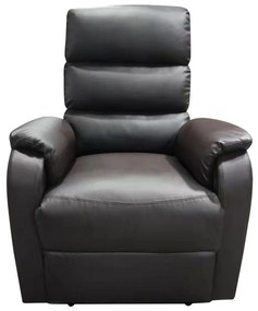 Πολυθρόνα Relax Με Μασάζ ΗΑΝΑ Καφέ PU 77x90x99cm
