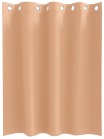 vidaXL Κουρτίνες 2 pcs Ανοιχτό καφέ 140 x 140 cm Πολυεστέρας