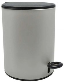 Κάδος Απορριμμάτων Soft Close 817290 5lt Grey-Black Ankor Stainless Steel