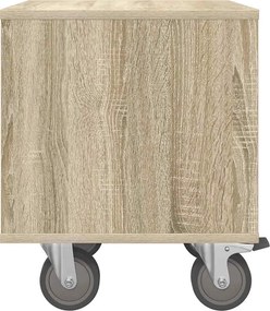 vidaXL Κομοδίνο Δρύς Sonoma 40,5 x 40 x 48 εκ. Επεξεργασμένο ξύλο