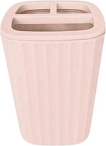 Θήκες οδοντόβουρτσας πλαστικές σε σετ 5Χ - Light Pink - 21638