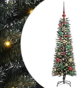 vidaXL Τεχνητό Χριστουγεννιάτικο Δέντρο με 150 LED Πράσινο 120 cm