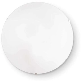 Φωτιστικό Οροφής-Πλαφονιέρα Simply 007984 40x12cm 3xE27 60W White Ideal Lux