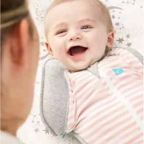 Υπνόσακος LoveToDream Swaddle up Transition bag Original 1.0tog Dusty Pink 8.5-11kg Large