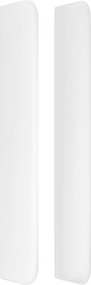 vidaXL Κρεβάτι Boxspring με Στρώμα Λευκό 90x190εκ. από Συνθετικό Δέρμα