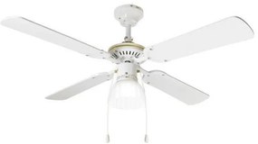Ανεμιστήρας Οροφής 50W με φωτισμό GEMINI σε 3 χρώματα Perenz-7064 B-Λευκό 7064 B
