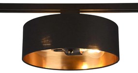Σποτ Ράγας Duoline 76820280 Φ30x16cm 2xE27 25W Black-Gold Trio Lighting