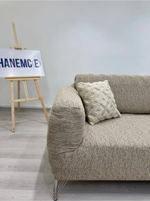 Stewehome Σετ καλύμματα καναπέ από πολυεστέρα και βαμβάκι με ριγέ σχέδιο 180x230 cm