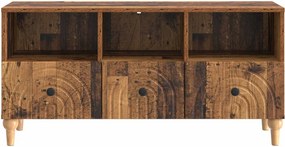 vidaXL Ντουλάπι TV 102 x 34,5 x 50 εκ. Παλιό ξύλο