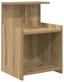 vidaXL Κομοδίνο - Artisan Oak - 40 x 35 x 60 εκ - Επεξεργασμένο Ξύλο