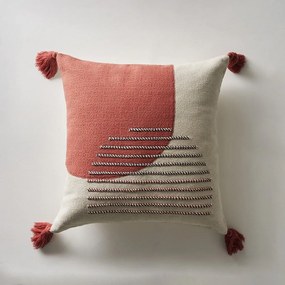 Μαξιλαροθήκη Διακοσμητική Zeline 155 Terra-Ecru Gofis Home 45X45 100% Cotton