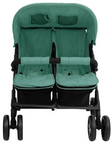 vidaXL Καρότσι Διδύμων Πράσινο Ατσάλινο