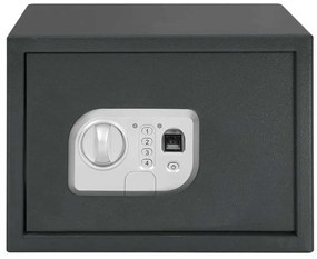 vidaXL Ψηφιακό Ασφαλές Σκούρο γκρι 25 x 35 x 25 εκ Ατσάλι