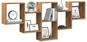 vidaXL Ράφι Τοίχου Αρτισιανή Δρυς 159x18x66 εκ. από Επεξεργασμένο Ξύλο