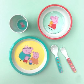 Παιδικό Σετ Φαγητού 5τμχ Petit Jour Peppa Pig 52-701/10