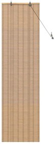 vidaXL Ρόλερ και Σκιάδια Ανοιχτό καφέ 60 x 160 εκ. Μπαμπού