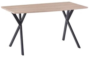 Τραπέζι Alarick HM8550.01 Sonama 140X80X75Υ εκ. Mdf,Μέταλλο