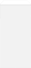 vidaXL Μπουντουάρ με Καθρέφτη Λευκό 80 x 39 x 80 εκ.