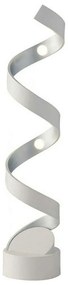 Φωτιστικό Δαπέδου Helix LED-HELIX-L4 BCO 12W Led 14,5x66cm White-Silver Luce Ambiente Design Αλουμίνιο