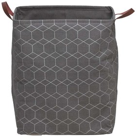 Geometric 50x40 grey καλάθι απλύτων Sealskin