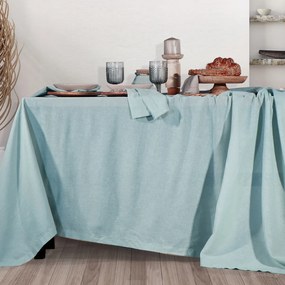 Τραπεζομάντηλο (150x250) Nef-Nef Homeware Cotton Linen Aqua