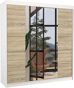 Ντουλάπα Gorell 200 συρόμενη-Leuko - Drus