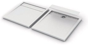 Ντουζιέρα ημικυκλική ακρυλική ELEMENT KARAG 80x80x5,5cm