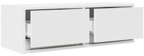 vidaXL Έπιπλο Τηλεόρασης Λευκό 80x31x25,5 εκ. Επεξεργασμένο Ξύλο